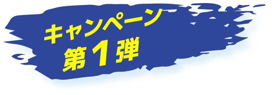 キャンペーン第1弾